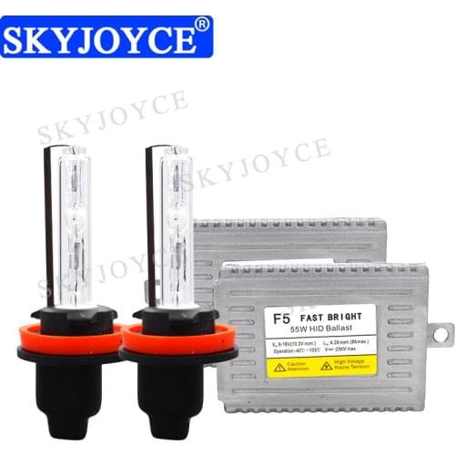 SKYJOYCE Fast Start Cnligh HID Xenonlight Kit 55W Original DLT F5 HID Ballast 4300K 6000K 8000K H1 H7 H11 D2H Cnlight HID Bulb