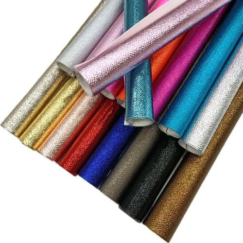 135*30cm Lizard Grain Textured Embossed PU Metallic Laser Faux Leather Fabric Sheet for Making Shoe/Bag/Earring/Craft/Belt