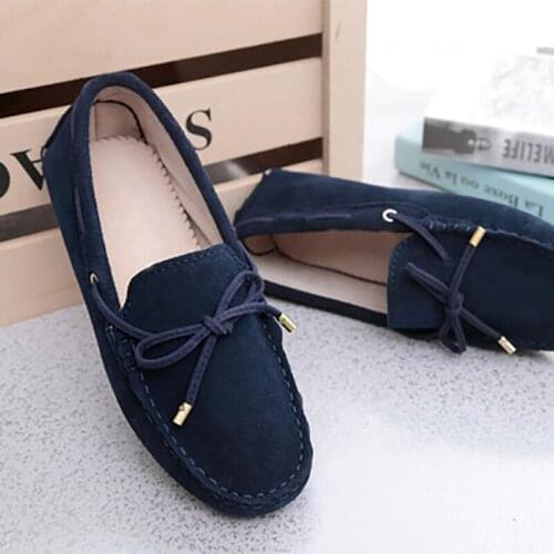 2021 Spring Summer Top brand women Moccasins Shoes Genuine Leather women Flat Shoes Casual Loafers Slip On Driving shoes