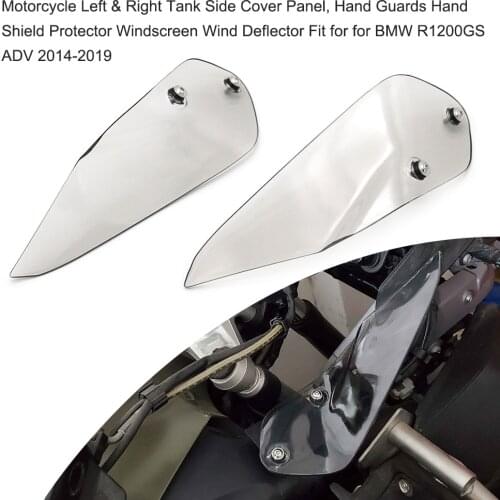 1pair Motorcycle Tank Side Cover Panel Hand Guards Hand Shield Protector Windscreen Wind Deflector for BMW R1200GS ADV 2014-2019