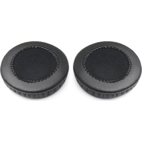 1 Pair Leather Ear Pads Replacement Soft Pads 50MM 55 60 65 70 75 80 85 90 95 100 105MM Headphones Pads With Round Ear Cushions