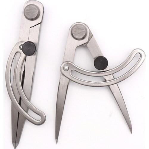 1 pc Leather Spacing Gauge fitters draw compasses carbon steel head edge trimmer leather tools Leather DIY accessories