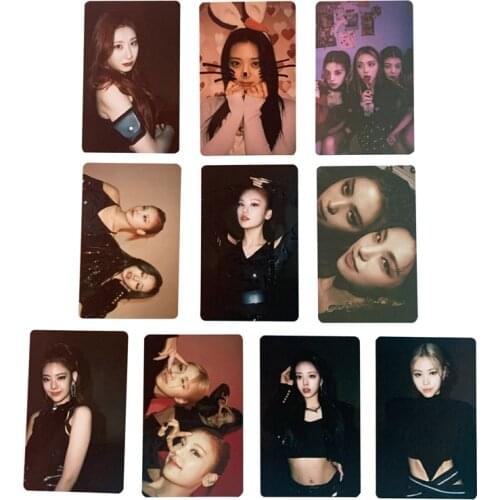 10Pcs/set Kpop ITZY Lomo Card Photocard HD Photo Print Album Photocard Collection DIY Card For Fans Gifts 5.4*8.6cm