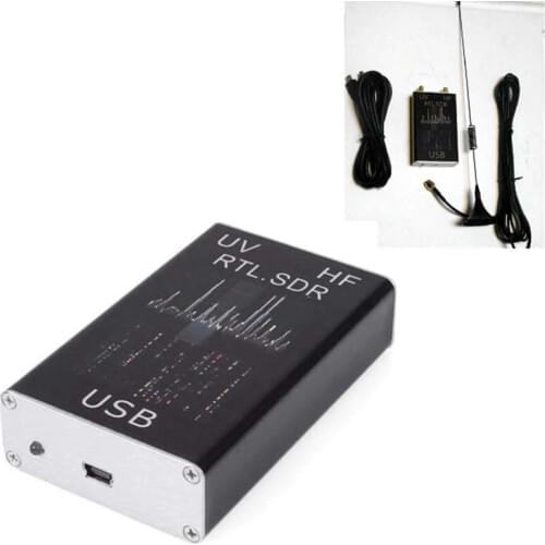 100KHz-1.7GHz full band UV HF RTL-SDR USB Tuner Receiver/ R820T+8232 Ham Radio