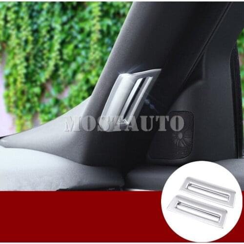 For Land Rover Range Rover Velar Inner Front Pillar Air Vent Outlet Cover Trim 2017-2020 2pcs Car Accessories Interior Car Decor