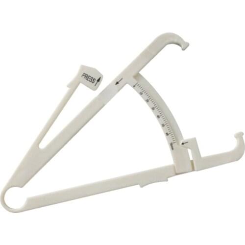 80% Hot Sale Portable Fitness Skinfold Weight Loss Body Fat Tester Measure Chart Caliper Analyzer