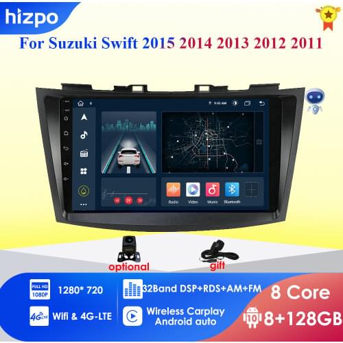 Autoradio For SUZUKI SWIFT 2011 - 2015 Car Radio Multimedia Video Player Navigation GPS No 2 din 2din DVD Android 10 4G LTE WIFI