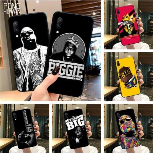 PENGHUWAN Notorious BIG Biggie black Phone Case Hull For Vivo Y91c Y17 Y51 Y67 Y55 Y7s Y81S Y19 V17 vivos5