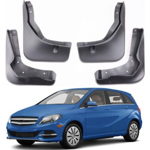 Car styling Splash Guards Mud Guards Mud Flaps For 2016-2018 Benz B Class B180 B200 W246 Fender 4pcs/set