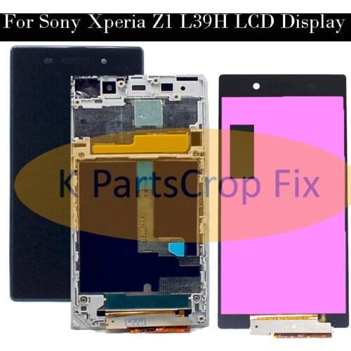 For 5.0" Sony Z1 LCD L39H Display Touch Screen Digitizer Complete C6902 C6906 C6903 Replacement For SONY Xperia Z1 LCD