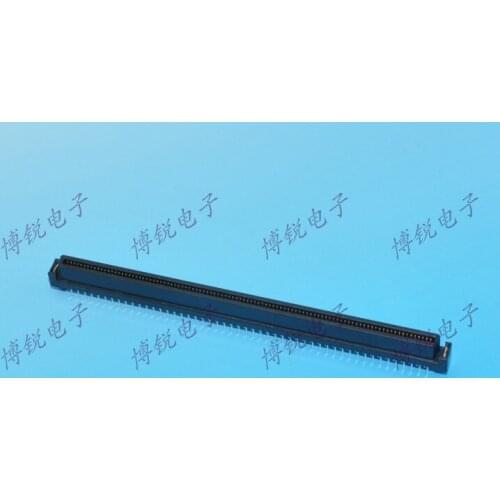 TE AMP SCSI connector 1.27MM 200P Groove female end 180 degrees straight leg 4-557103-2