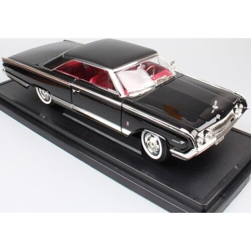 1:18 classics ford Mercury Marauder hardtop sedan 1964 Metal diecast scale Car toys model Vehicle miniatures of collection child