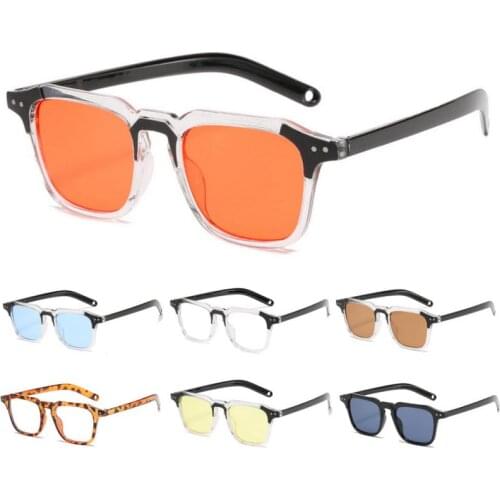 Fashinable Sunglasses Square Thick Frame Cycling Outdoor Tourism Beach Sunglasses Large Classic Polygonal Riding Sunglasses