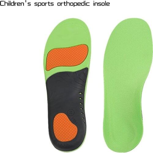 Children Kids Arch Support Orthopedic Insoles For Shoes Men Women Sweat Shock Absorbing Heel Spurs Foot Pad Eva Orthotic Insole
