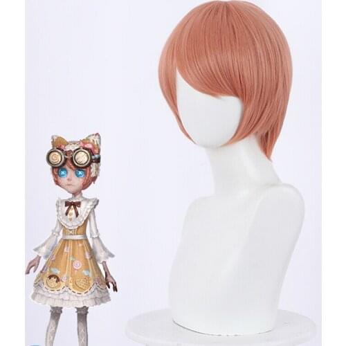Game Identity V Cosplay Wig Tracy Reznik Short 33cm Halloween Carnival Wigs Cosplay Prop