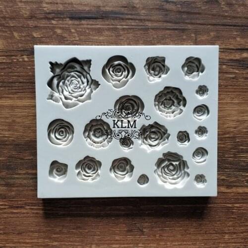 New flower DIY sugar process Chocolate fondant silicone mold