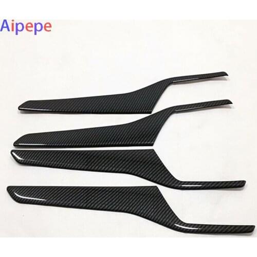 Car Styling Inside Door Panel Strip Cover Inner Edge Sticker Trim panel frame Trim 4pcs For Ford Focus 2018 2019 2020