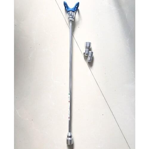 Aftermarket 30" Extension pole 75cm with Tip Guard 7/8" Universal Pole Swivel 180 degree