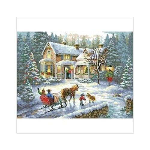 Embroidery Package First Class Cross Stitch Kits Christmas Day Come Back Best Choice Factory Direct Sell