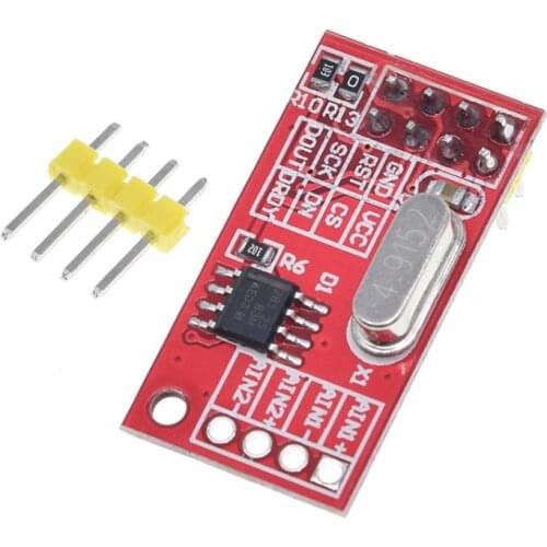 WAVGAT official AD7705 Dual 16 bit ADC Data Acquisition Module Input Gain Programmable SPI Interface TM7705