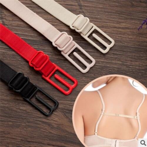 Women Ladies Anti Slip Bra Strap Double-shoulder Female Holder Buckle Belt With Back Hasp All Match Invisible Elastic Straps