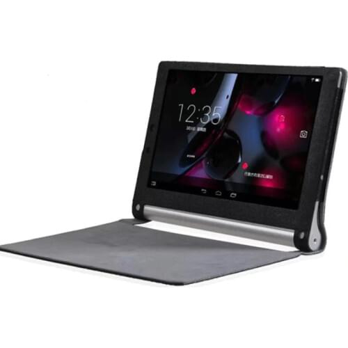 10.1 Yoga 1050F flip PU Leather Case For Lenovo Yoga Tablet 2-1050f tablet case +screen protector