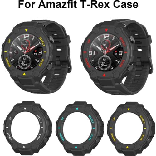 2020 New Protector Cover Case For Xiaomi Amazfit T-Rex Smart Watch Protective Shell Frame For Huami Amazfit Trex Edge Bumper