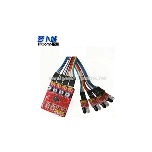4-way infrared tracking / tracking module / line inspection module / obstacle avoidance / car / robot sensor
