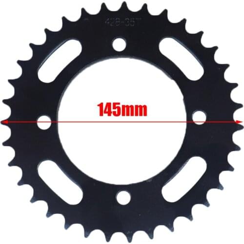 428 76mm 35T Rear Sprocket For Chinese 50cc-160cc 170cc 190cc CRF50 SDG Pit Dirt Bike