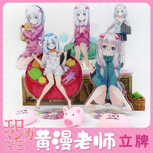 Anime Eromanga Sensei Sagiri Izumi Acrylic Stand Model Plate Holder Desktop Action Figures Decoration Cosplay Toys Gift 16cm