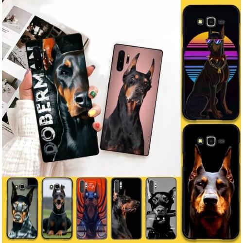 Animal Dachshund Doberman dog Phone Case For Samsung Galaxy Note20 ultra 7 8 9 10 Plus lite M51 M21 M30S