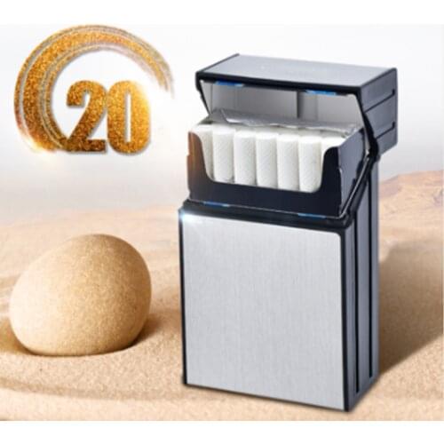 Cigarettes Holder Cigarette Case Cigar Tobacco Holder Pocket Box Storage Container Smoking Accessories