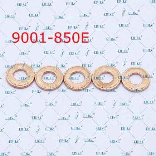 ERIKC 9001-850E Fuel Injector Copper Washer Shims Gasket 9001850E Thickness=1.5mm Diesel Injection Heat Shield 9001Z850E O-Ring