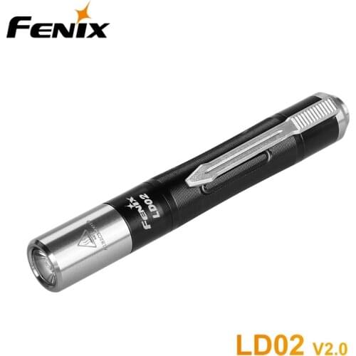 NEW Fenix LD02 V2.0 Super Compact AAA Flashlight Features Warm White and UV Lights