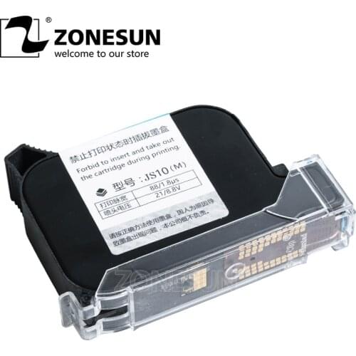 ZONESUN Ink Cartridge For Printer Ink Box For Handheld Intelligent USB QR Code Inkjet Printer Coding Machine