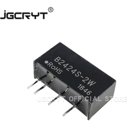 2Unids/lote The new original B2424S-2W 24V to 24V dc-dc isolated power module chip SIP4 jinshengyang