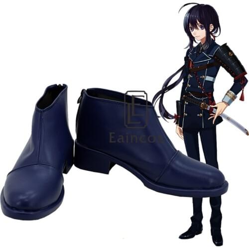 Touken Ranbu Online Namazuo Toushirou Short Boots Cosplay Party Shoes Custom Made