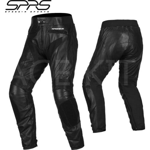 Racing pants men motorcycle cowboy leather pants riders equipped with anti-fall clothing four seasons racing pants Store No.47