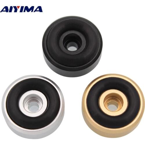 AIYIMA 4Pcs Mini Active Speaker Spikes Foot Pads D20H8mm DIY For Audio Speakers Repair Parts Chassis Vibration Damping Feets