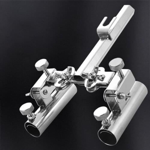 360 Degree Adjustable Stainless Steel Fishing Rod Stand Fishing Tools Accessories Boat Rod Holder Rack Bracket Chair Mounted