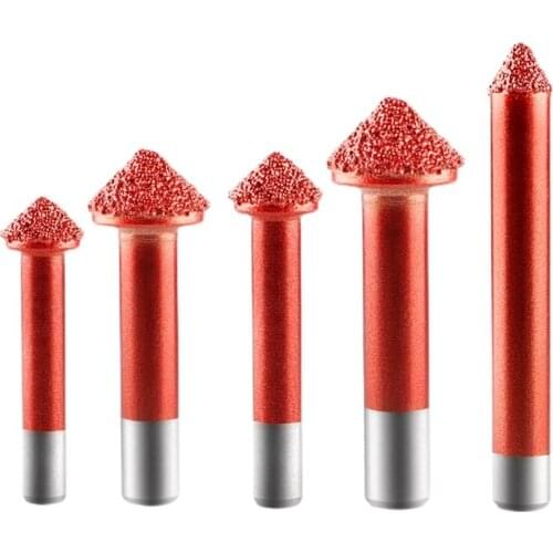 Stone Milling Cutter Cnc Granit Carve Bit Mushroom Knife Diamond V Cut Stone Engrav Tool