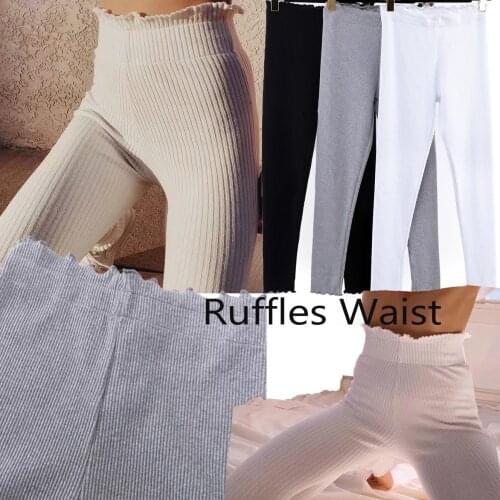 Женские трикотажные брюки Rockulzzang China At AliExpress