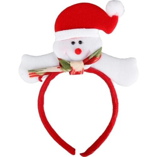 Snowman / Christmas Headband Santa Claus Hat Christmas Party Supplies Adult Children Headdress Wedding Decoration Free Shipping