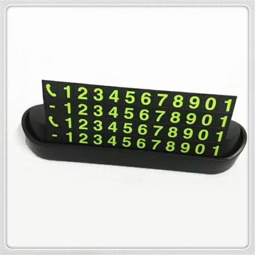 Universal Car Temporary Parking Card Night Phone Number for Renault EZ-GO Captur Arkana Zoe Egeus DeZir Safrane ZE