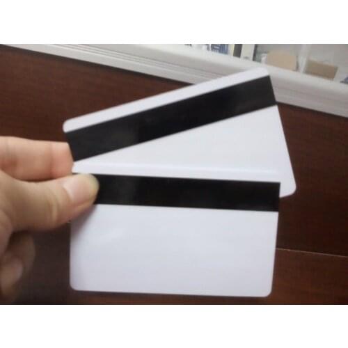 YongKaiDa 10000pcs/lot Blank PVC Card Hico magnetic stripe Card