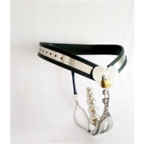 Female Chastity Belt Panties BDSM Bondage Metal Stainless Steel Silicone Chastity Lock Device Sex Toys For Woman