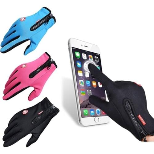 Winter Outdoor Sports Running Gloves for Teens Men & Womens Driving Ski Snowboard Skate Thermal Warm Fleece Touch Screen Mittens