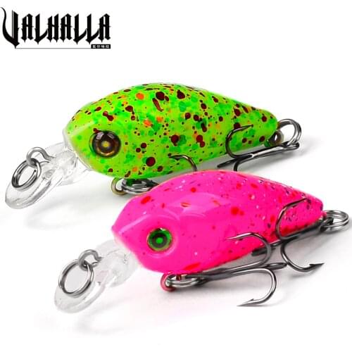 1pc Hard bait Fishing Lure 6 Colors Fishing Tackle 4.7cm-1.85"/3.3g-0.12oz Bass baits with 12# BKB Hooks Fishing Baits