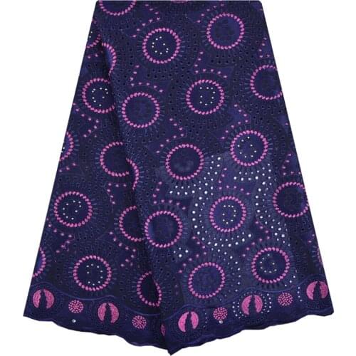 2018 African Swiss Voile Lace Wedding Women Wedding dress High Quality French Stones Swiss Voile Laces In Switzerland F1220