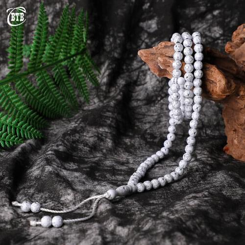 Allah Jewelry 8mm Islam High Quality Muslim Rosary Beads 99 Allah Prayer Beads Natural Charm Middle East Bracelets